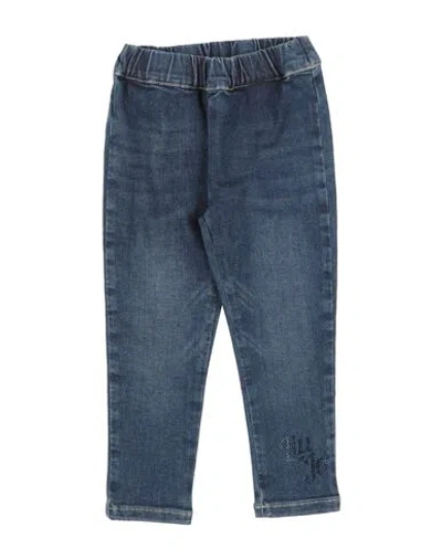 Liu •jo Babies'  Toddler Girl Jeans Blue Size 5 Cotton, Polyester, Elastane