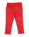 Liu •jo Babies'  Toddler Girl Pants Red Size 4 Cotton, Elastane