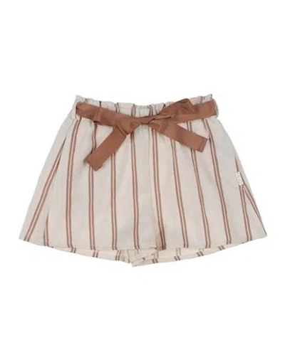 Liu •jo Babies'  Toddler Girl Shorts & Bermuda Shorts Ivory Size 7 Cotton, Linen, Viscose In White