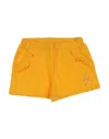 Liu •jo Toddler Girl Shorts & Bermuda Shorts Marigold Size 7 Cotton, Elastane In Yellow