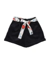 Liu •jo Toddler Girl Shorts & Bermuda Shorts Midnight Blue Size 6 Polyester, Polyamide, Elastane In Blue