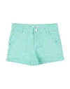 Liu •jo Toddler Girl Shorts & Bermuda Shorts Turquoise Size 5 Cotton, Elastane In Blue