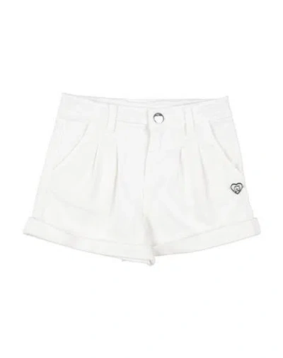 Liu •jo Babies'  Toddler Girl Shorts & Bermuda Shorts White Size 6 Cotton, Elastane