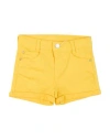 Liu •jo Toddler Girl Shorts & Bermuda Shorts Yellow Size 7 Cotton, Elastane In Yellow