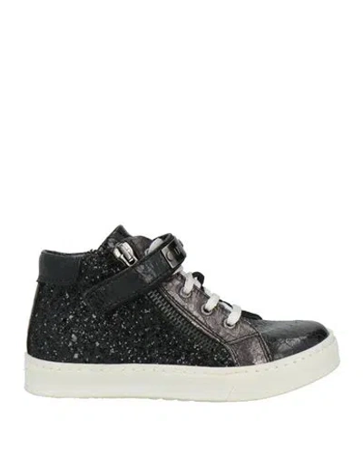 Liu •jo Babies'  Toddler Girl Sneakers Black Size 9.5c Leather, Textile Fibers