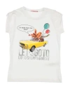Liu •jo Babies'  Toddler Girl T-shirt White Size 4 Cotton, Polyester