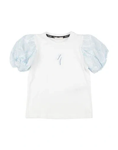 Liu •jo Babies'  Toddler Girl T-shirt White Size 6 Cotton, Elastane
