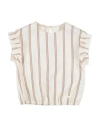Liu •jo Toddler Girl Top Ivory Size 4 Cotton, Linen, Viscose In White