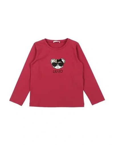 Liu •jo Babies'  Toddler Girl T-shirt Red Size 6 Cotton, Elastane