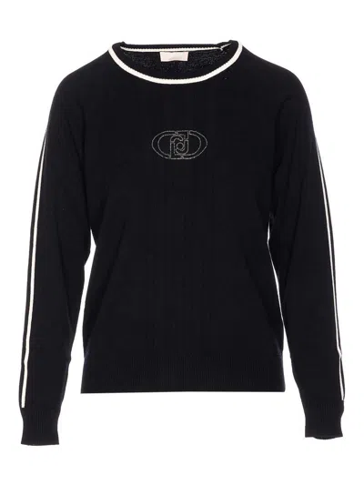 Liu •jo Black Long Sleeves Top