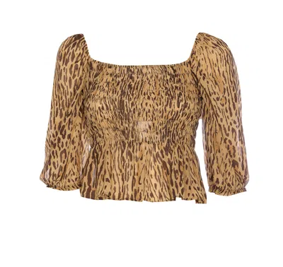 LIU •JO TOP ANIMALIER