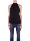 Liu •jo Liu Jo Top Black In Nero Neri E Grigi