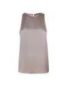 Liu •jo Liu Jo Pink Satin Top With A Bow In X0681
