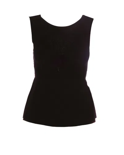 Liu •jo Top Con Fiocco Sacher In Black