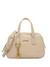 Liu •jo Top-handle Charm-detail Satchel In Neutral
