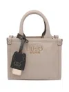 Liu •jo Top-handles Logo-charm Tote Bag In Neutral