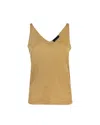 Liu •jo V-neck Metallic Tank Top In A3903
