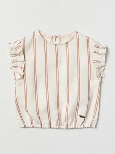 Liu •jo Top Liu Jo Kids Kids Color Ecru