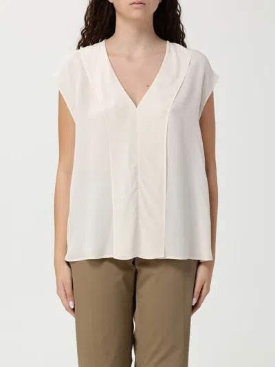 Liu •jo Top Liu Jo Woman Color Beige In White