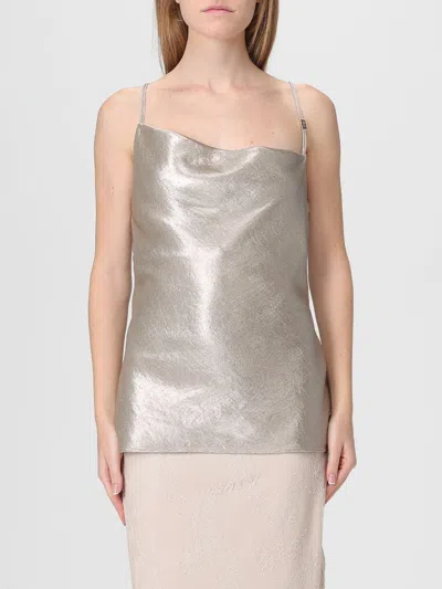 Liu •jo Top Liu Jo Woman Color Gold In Silver