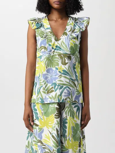 Liu •jo Top Liu Jo Woman Color Green In Multi