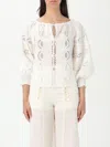Liu •jo Liu Jo White Cotton Blouse In アイボリー