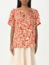 Liu •jo Paisley-printed Round-neck T-shirt Liu-jo In Multicolor