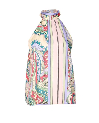 Liu •jo Top Liu Jo Woman Color Multicolor In Beige