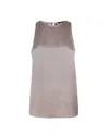 Liu •jo Liu Jo Pink Satin Top With A Bow In Pink