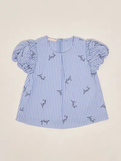 Liu •jo Kids' Top Top-wear In Blue