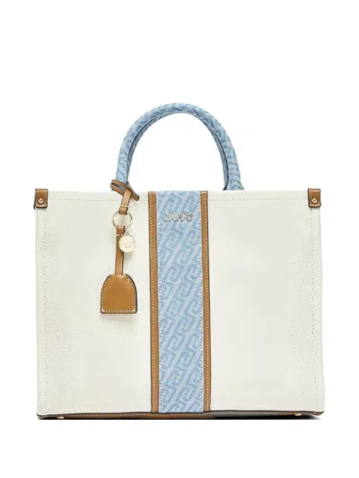 Liu •jo Top-handle Tote Bag In Neutral