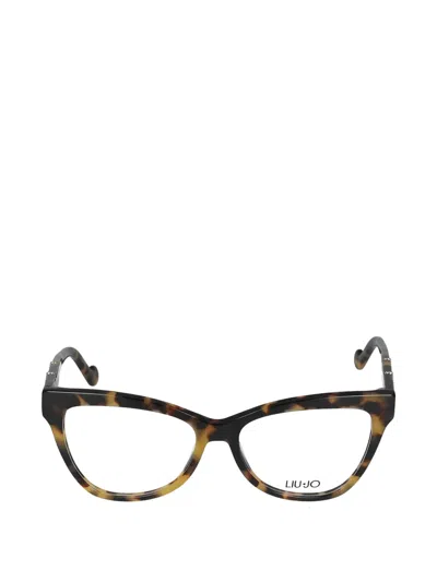 Liu •jo Tortoiseshell-effect Cat-eye Glasses In Brown