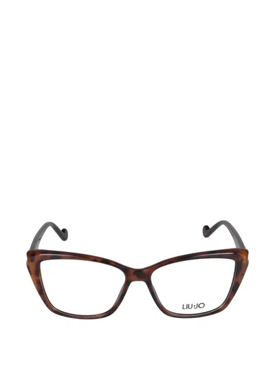 Liu •jo Tortoiseshell-effect Cat-eye Glasses In Brown