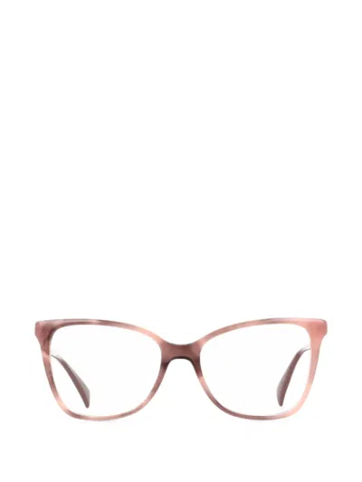 Liu •jo Tortoiseshell-effect Cat-eye Glasses In Pink