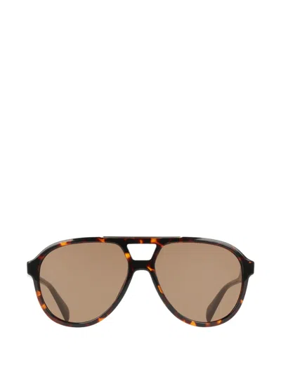 Liu •jo Tortoiseshell-effect Pilot-frame Sunglasses In 褐色
