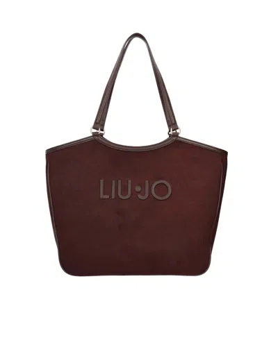 Liu •jo Tote Bag Large Deep Brown In T711a91419