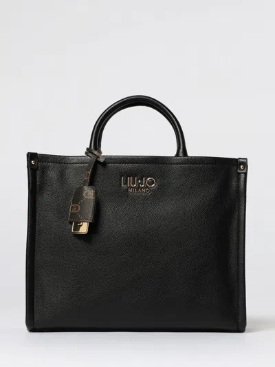 LIU •JO HANDBAG LIU JO WOMAN COLOR BLACK,H49848002