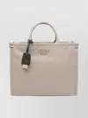 Liu •jo Tote Bag With Detachable Strap And Handles In Neutral