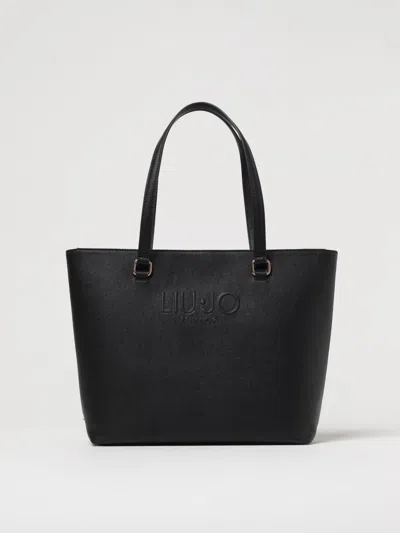 LIU •JO TOTE BAGS LIU JO WOMAN COLOR BLACK,G63438002