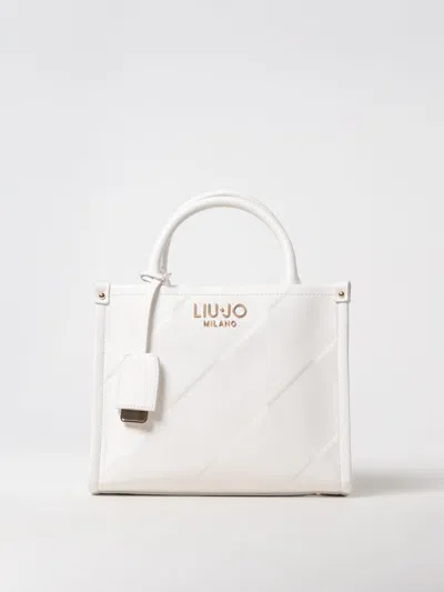 LIU •JO TOTE BAGS LIU JO WOMAN COLOR WHITE,G66958001