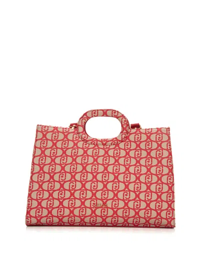 Liu •jo Tote Shopping Big-bag In White/red