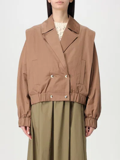 Liu •jo Trench Coat Liu Jo Woman Color Beige