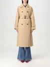 Liu •jo Trench Coat Liu Jo Woman Color Beige