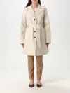 Liu •jo Trench Coat Liu Jo Woman Color Natural In Natural