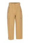 Liu •jo Trousers With Cargo Pockets And Adjustable Cuffs