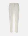 Liu •jo Liu Jo White Stretch Cotton Chino Pants