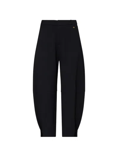Liu •jo Trousers Balloon In Stitch Milano In Black