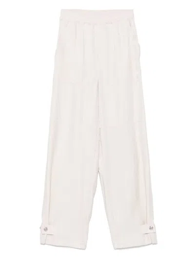 LIU •JO LIU JO LIGHT BEIGE TROUSER