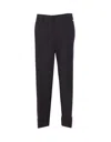 Liu •jo Button-cuffed Tailored Trousers In Black
