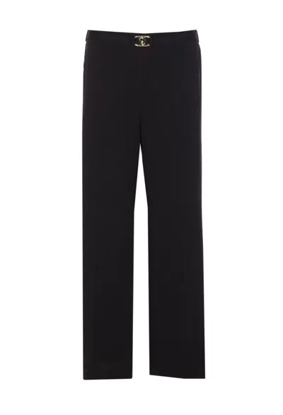 Liu •jo Logo Track Pants In Black